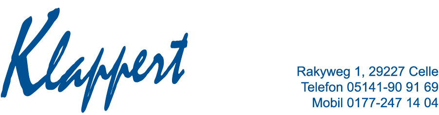 Logo der Klempnerei Klappert, Celle